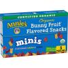 Annie’s Organic Bunny Fruit Flavored Snacks, Summer Strawberry, Gluten Free, Value Pack, 22 Pouches, 15.4 oz(Fruit)