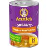 Annie’s Organic Bunny Pasta and Chicken Broth Soup, 14 oz(Chicken Noodle)