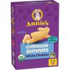 Annie’s Organic Cheddar Bunnies Baked Snack Crackers, Original, 7.5 oz(White Cheddar)