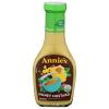 Annie’s Organic Shiitake Sesame Vinaigrette Salad Dressing, Vegan, Non-GMO, 8 fl oz(Honey)