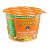 Annie’s Real Aged Cheddar Microwavable Mac and Cheese Cup with Organic Pasta, Made with Real Cheese, Dinner Side or Snacks, 2.01 oz (Pack of 12)(Cheddar Cheese)