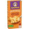 Annie’s Shells and White Cheddar, Made with Organic Pasta and Real Cheese, Family Size, 10.5 oz (Pack of 6)(Real Aged Cheddar)