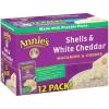Annie’s White Cheddar Shells Macaroni & Cheese Dinner with Organic Pasta, 4 Ct, 6 OZ Boxes (Pack of 4)(Cheddar)