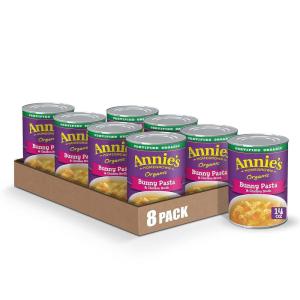 Annie’s Creamy Tomato and Bunny Pasta Canned Soup, Ready To Serve, 14.3 oz (Pack of 8)(Bunny Pasta & Chicken Broth)