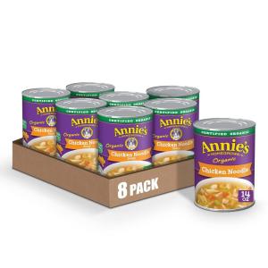 Annie’s Creamy Tomato and Bunny Pasta Canned Soup, Ready To Serve, 14.3 oz (Pack of 8)(Chicken Noodle)