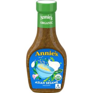 Annie’s Organic Asian Sesame Salad Dressing, Non-GMO, 8 fl oz(Asian Sesame)