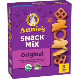 Annie’s Organic Assorted Crackers and Pretzels Snack Mix, 9 oz(Original)