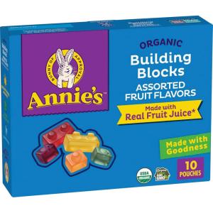 Annie’s Organic Bunny Fruit Flavored Snacks, Summer Strawberry, Gluten Free, Value Pack, 22 Pouches, 15.4 oz(Assorted Fruit)