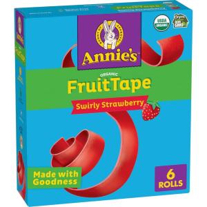 Annie’s Organic Bunny Fruit Flavored Snacks, Summer Strawberry, Gluten Free, Value Pack, 22 Pouches, 15.4 oz(Swirly Strawberry)