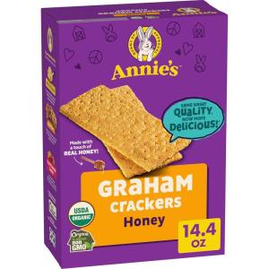 Annie’s Organic Honey Graham Crackers, Made With Whole Grain, 14.4 oz(Honey)