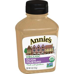 Annie’s Organic Horseradish Mustard, Gluten Free, 9 oz(Dijon Mustard)