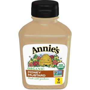 Annie’s Organic Horseradish Mustard, Gluten Free, 9 oz(Honey Mustard)