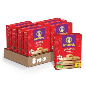 Annie’s Organic Pancake and Waffle Mix, Confetti, Vegan Recipe, 26 oz (Pack of 8)(Classic)