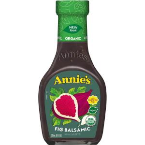 Annie’s Organic Shiitake Sesame Vinaigrette Salad Dressing, Vegan, Non-GMO, 8 fl oz(Organic Balsamic)