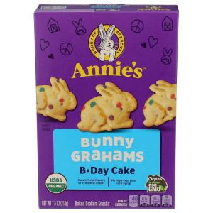 Annie’s Organic, Snack Variety Pack, Cheddar Bunnies and Bunny Grahams, 1 oz, 36 ct(Birthday Cake)