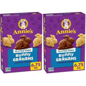 Annie’s Organic, Snack Variety Pack, Cheddar Bunnies and Bunny Grahams, 1 oz, 36 ct(Vanilla)